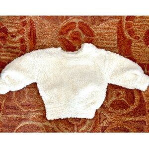 Poudre Organic Sherpa Fleece Sweater 12-18m